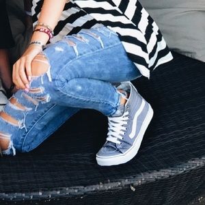 Grey high top vans!!